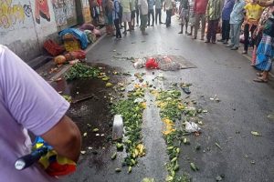 বারুইপুরে লরি ও পিকআপ ভ্যানের মুখোমুখি ধাক্কায় মৃত ২