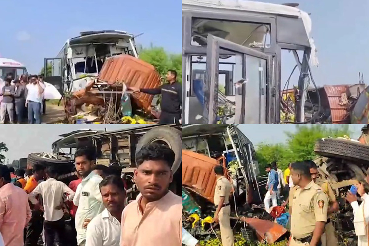 মহারাষ্ট্রে বাস-ট্রাকের সংঘর্ষে মৃত্যু ৮ জনের