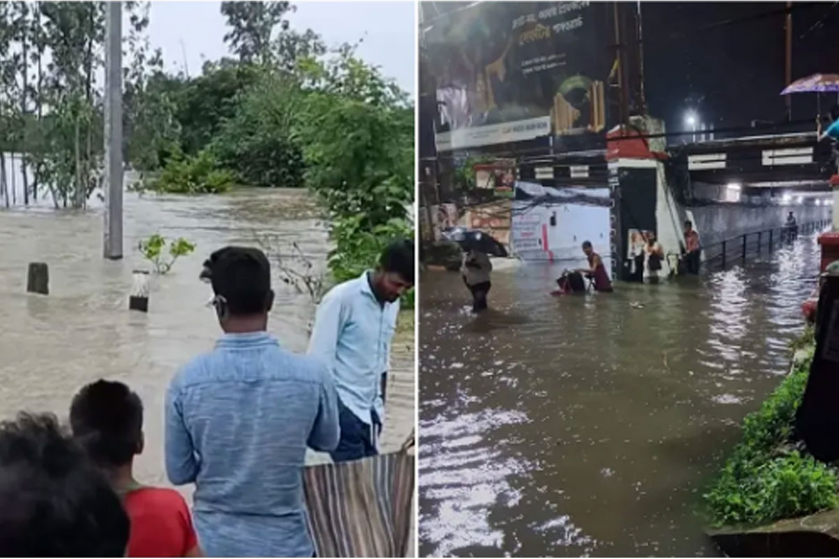 টানা বৃষ্টিতে জলমগ্ন হুগলির বিভিন্ন এলাকা, ব্যাহত জনজীবন