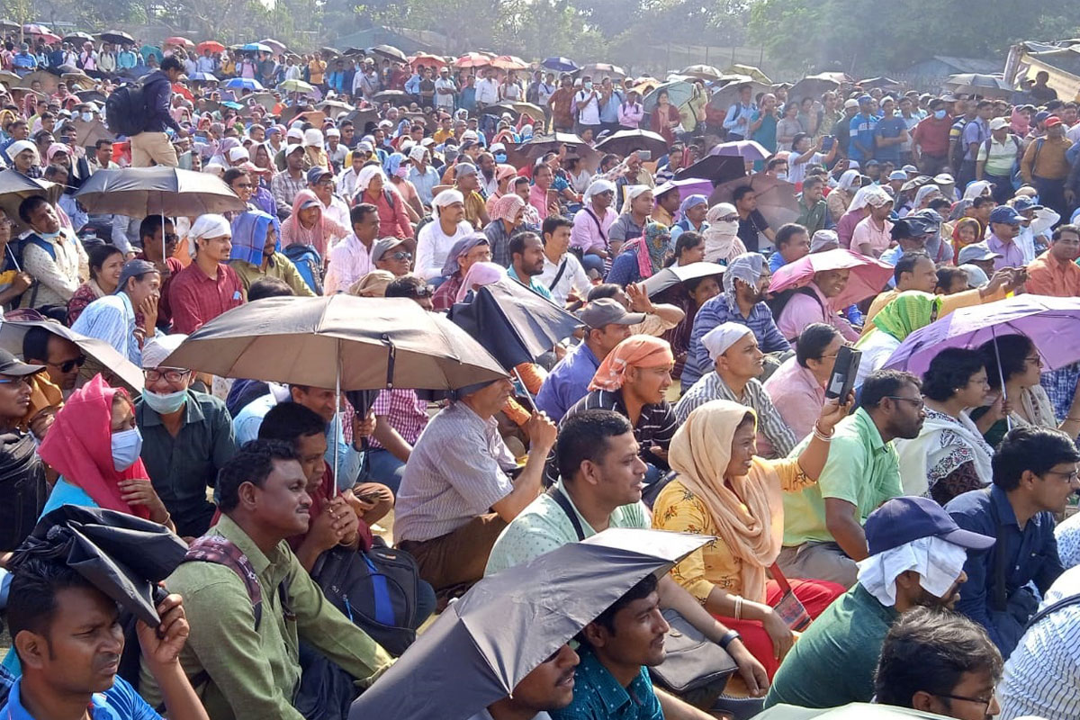 জুনিয়র ডাক্তারদের সমর্থনে এবার প্রতীকী অনশনে সংগ্রামী যৌথ মঞ্চ