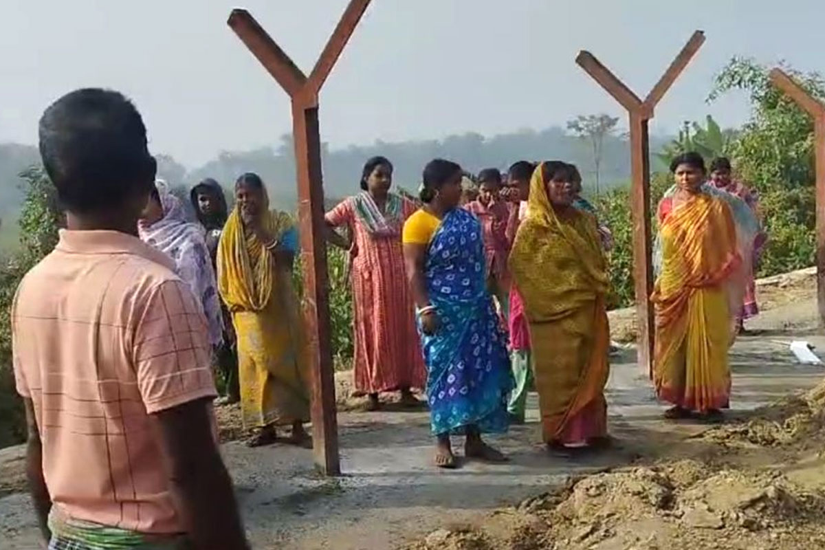 নদিয়ার ভারত-বাংলাদেশ সীমান্তে কাঁটাতারের বেড়া নিয়ে ফের উত্তেজনা